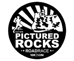 Pictured Rocks Road Race logo on RaceRaves