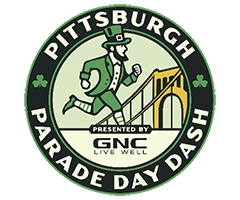 Pittsburgh Parade Day Dash logo on RaceRaves