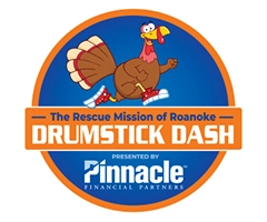 Rescue Mission of Roanoke Drumstick Dash logo on RaceRaves