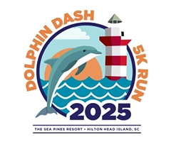 Sea Pines Dolphin Dash 5K logo on RaceRaves