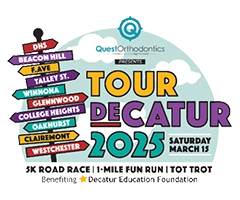 Tour Decatur 5K logo on RaceRaves