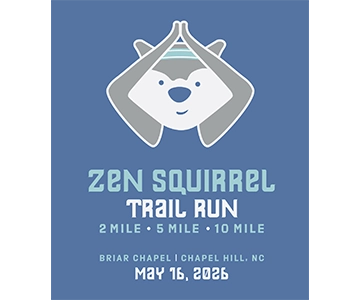 Zen Squirrel Trail Run logo on RaceRaves