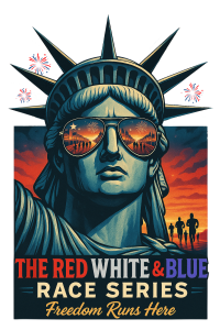 Red, White and Blue Half Marathon logo on RaceRaves