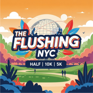 Flushing Meadows NYC Half logo on RaceRaves