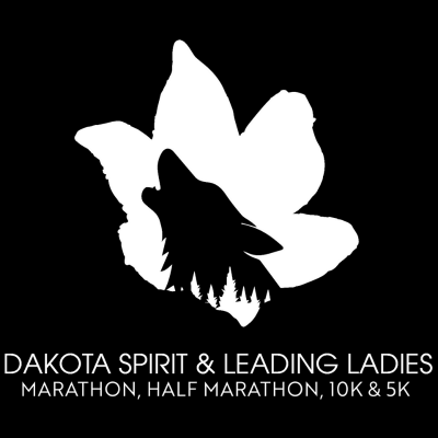 Leading Ladies & Dakota Spirit Marathon & Half Marathon logo on RaceRaves