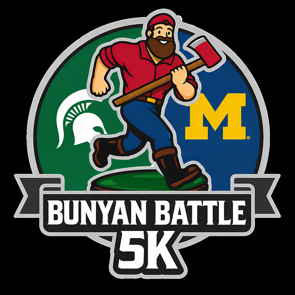 Bunyan Battle 5K logo on RaceRaves