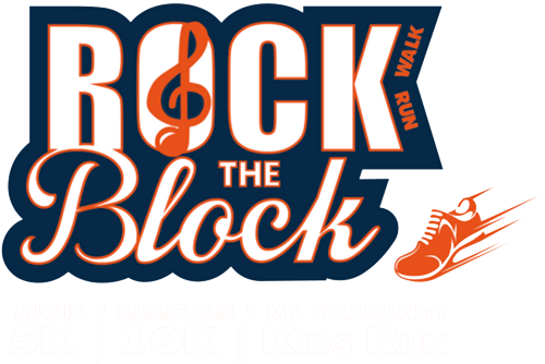 Rock the Block Run logo on RaceRaves