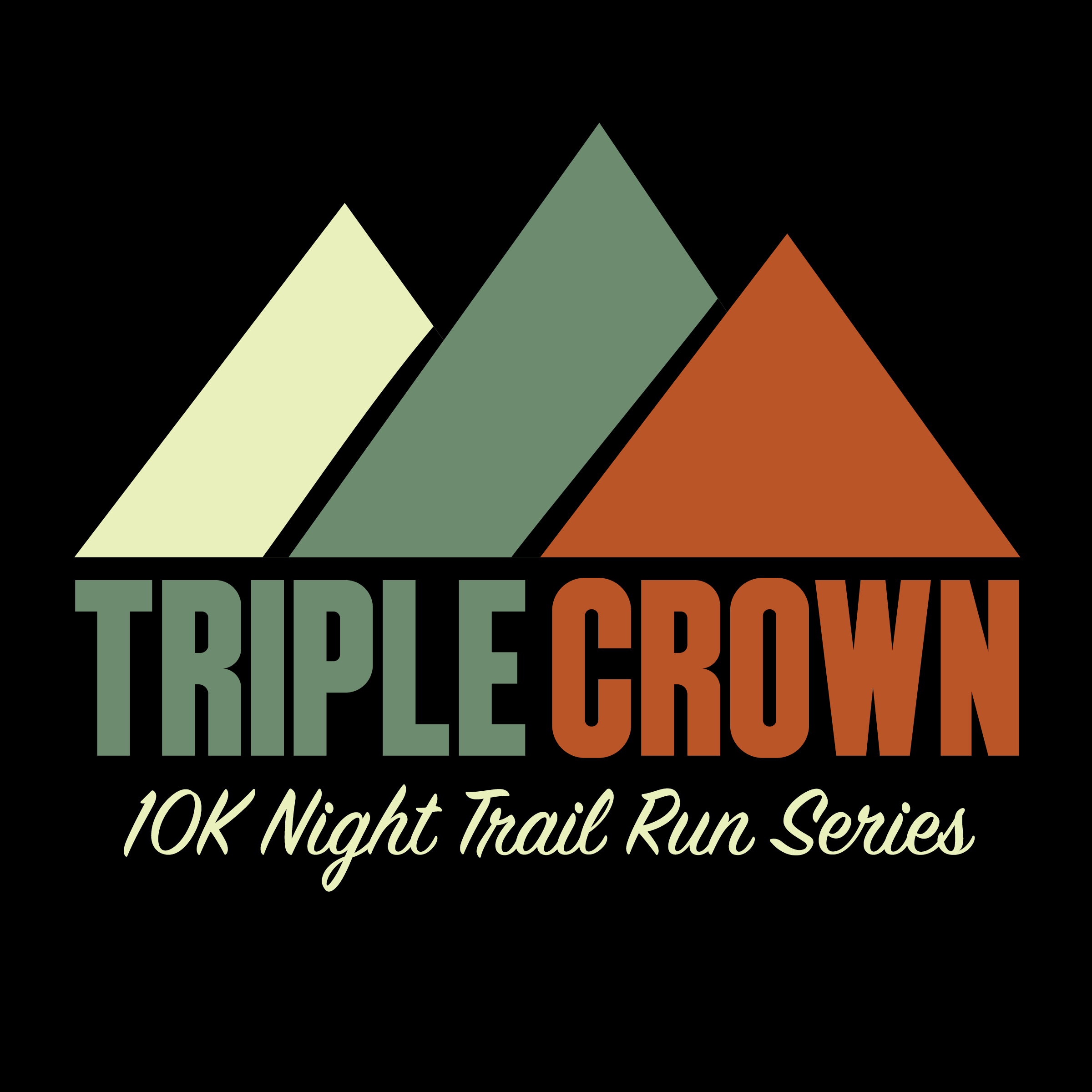Triple Crown 10K Night Trail Run Series #3 logo on RaceRaves