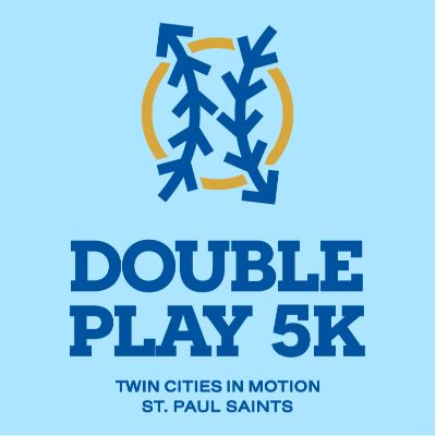 Double Play 5K logo on RaceRaves