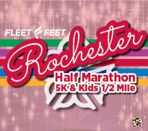Rochester Half Marathon & 5K logo on RaceRaves