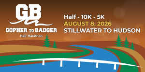 Gopher to Badger Half Marathon logo on RaceRaves