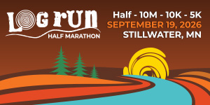 Log Run Half Marathon logo on RaceRaves