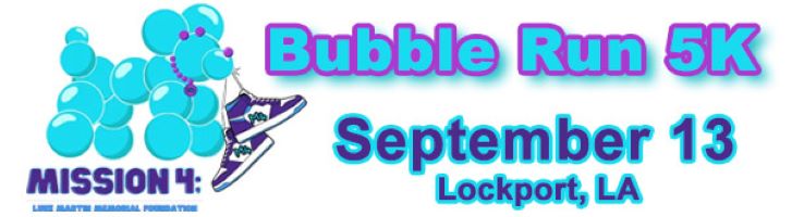 Mission 4 Bubble Run 5K logo on RaceRaves