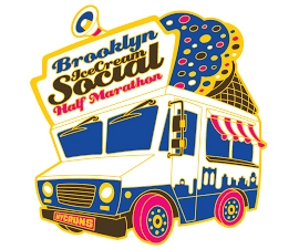 NYCRUNS Brooklyn Ice Cream Social Half Marathon logo on RaceRaves