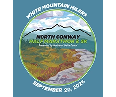 North Conway Half Marathon & 5K logo on RaceRaves