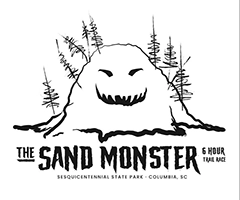 The Sand Monster logo on RaceRaves