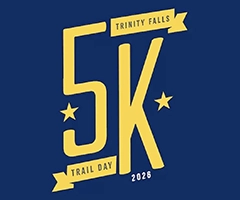 Trinity Falls Trail Day 5K logo on RaceRaves