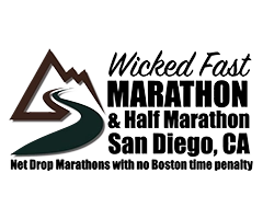 Wicked Fast Marathon & Half Marathon San Diego logo on RaceRaves
