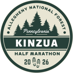 Kinzua Half Marathon & 5K logo on RaceRaves
