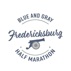 Fredericksburg Blue and Gray Half Marathon logo on RaceRaves