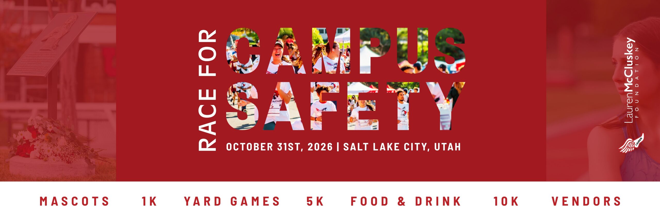 Race For Campus Safety Utah logo on RaceRaves
