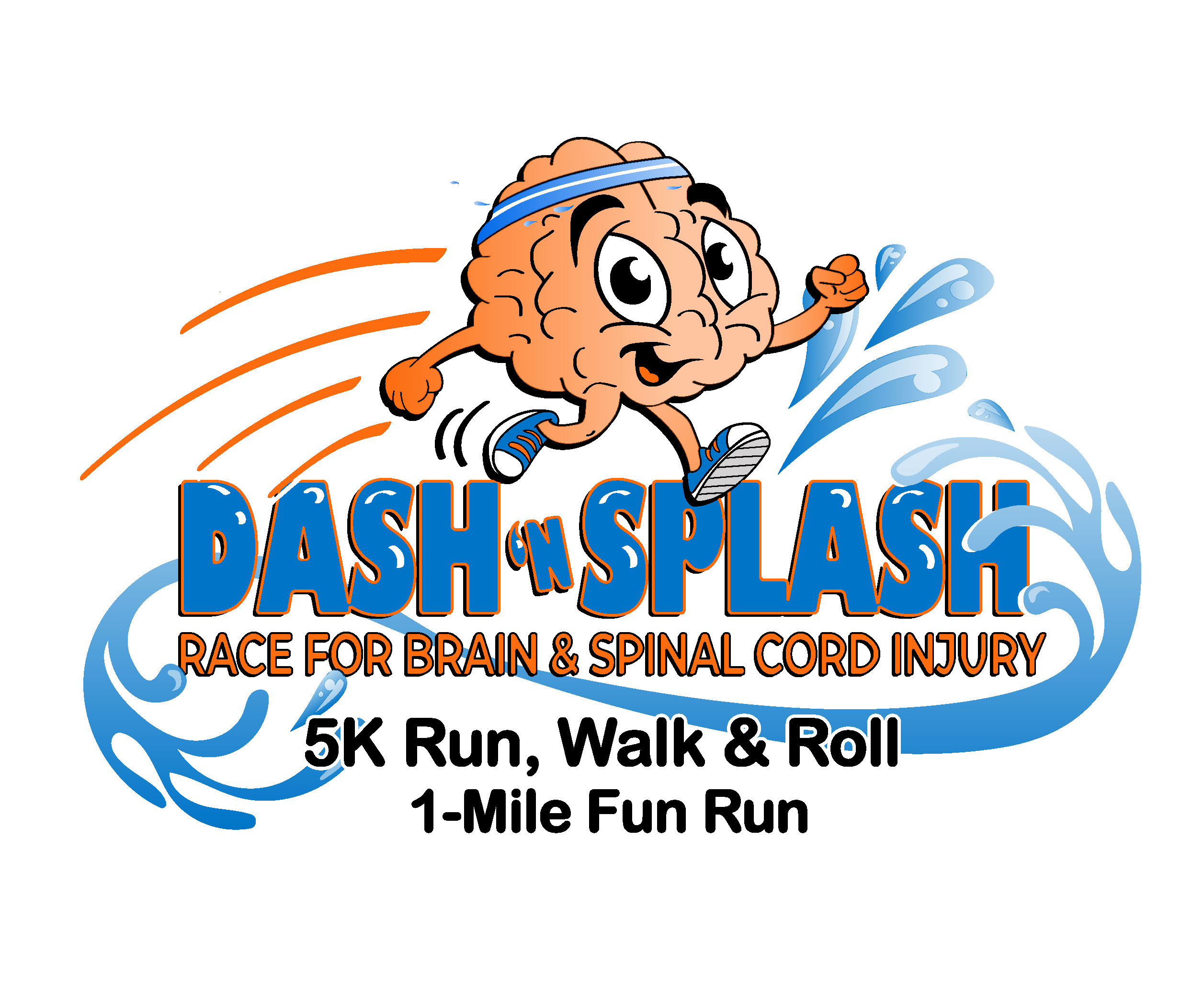 Dash ‘N Splash Race for Brain and Spinal Cord Injury logo on RaceRaves