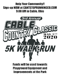 Cable Country Classic 5K logo on RaceRaves