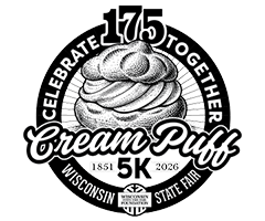 Cream Puff 5K logo on RaceRaves