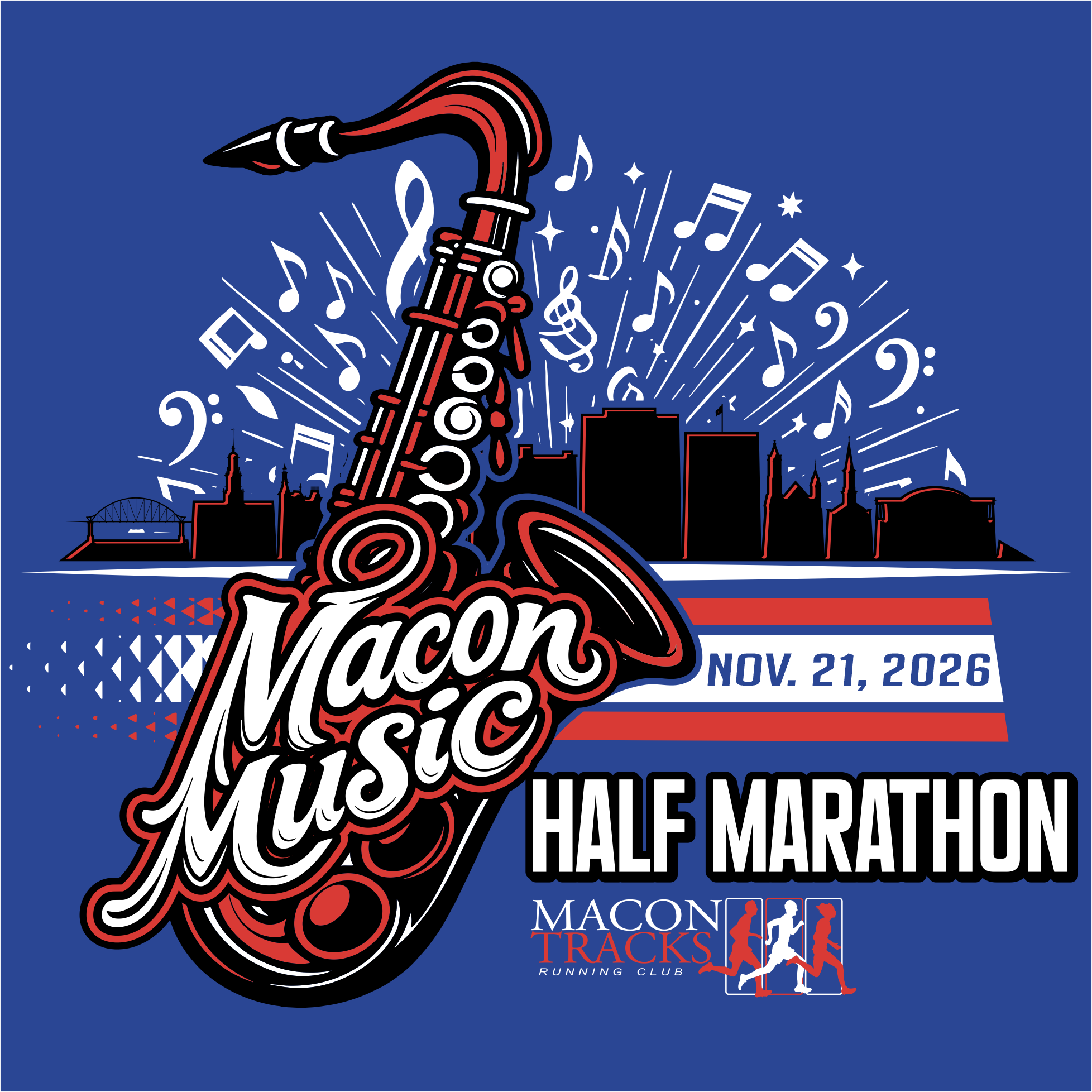 Macon Music Half Marathon logo on RaceRaves
