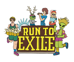 Run to Exile logo on RaceRaves