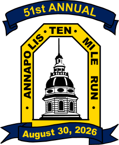Annapolis 10 Mile Run logo on RaceRaves