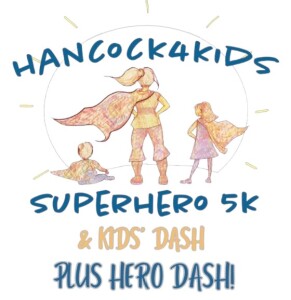Hancock4Kids Superhero 5K & Kids Dash logo on RaceRaves
