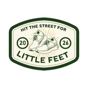 Hit the Street for Little Feet 5K logo on RaceRaves