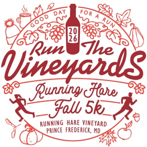 Run the Vineyards Running Hare 5K logo on RaceRaves