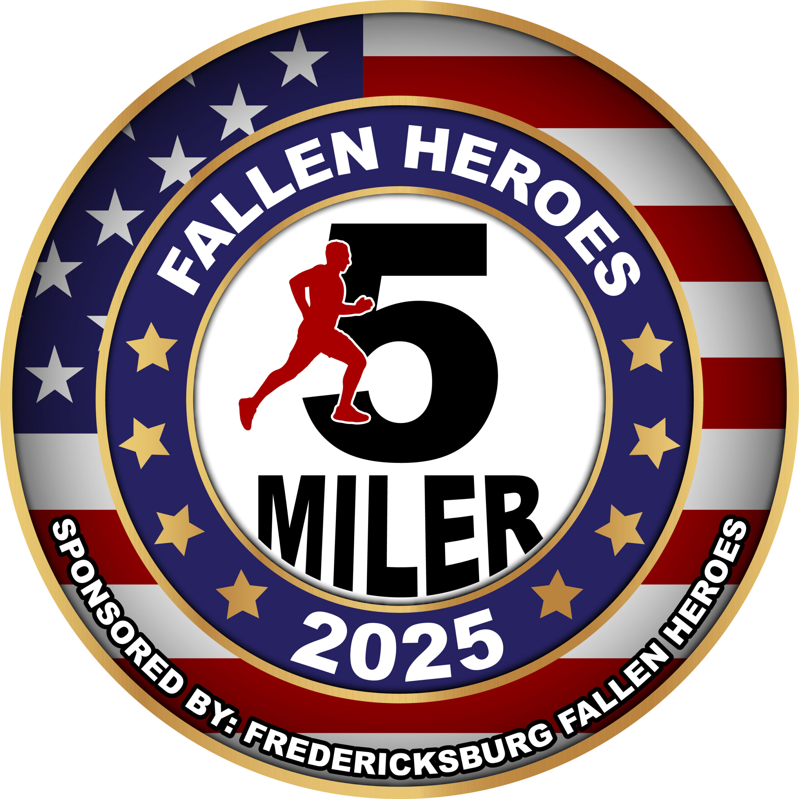 Fallen Heroes 5 Miler logo on RaceRaves