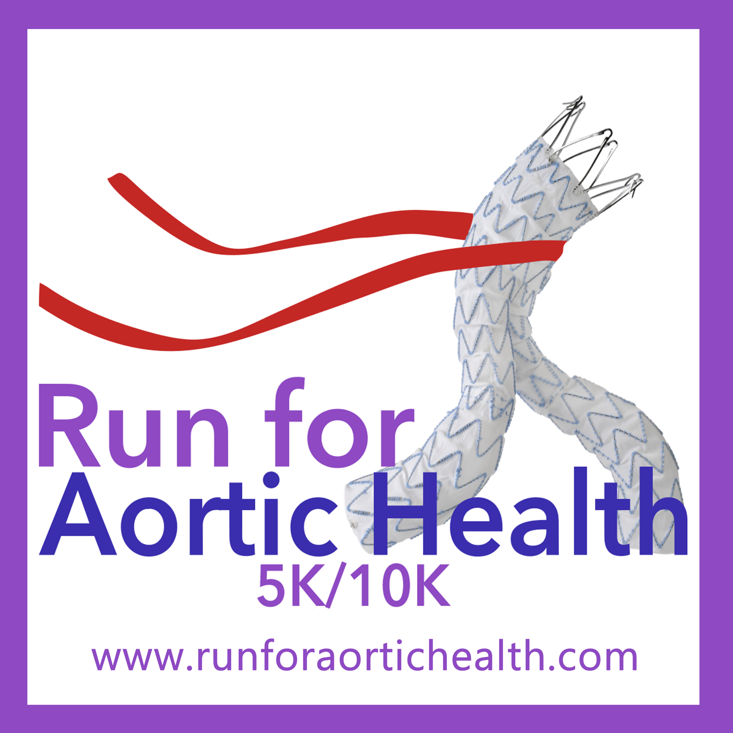 Run for Aortic Health logo on RaceRaves