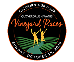 Cloverdale Vineyard Races logo on RaceRaves