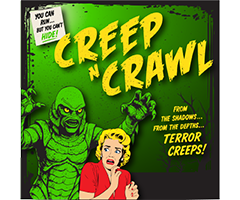 Creep ‘N Crawl Half Marathon & 5K logo on RaceRaves