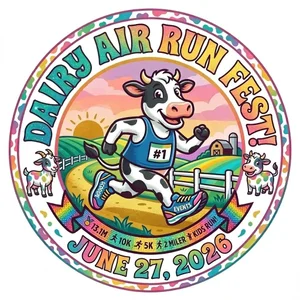 Dairy Air Run Fest logo on RaceRaves