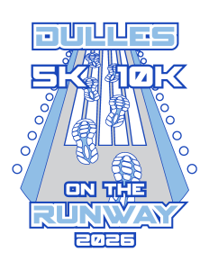 Dulles 5K & 10K on the Runway logo on RaceRaves