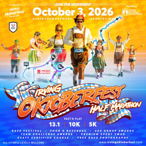 Irving Oktoberfest Half Marathon, 10K & 5K logo on RaceRaves
