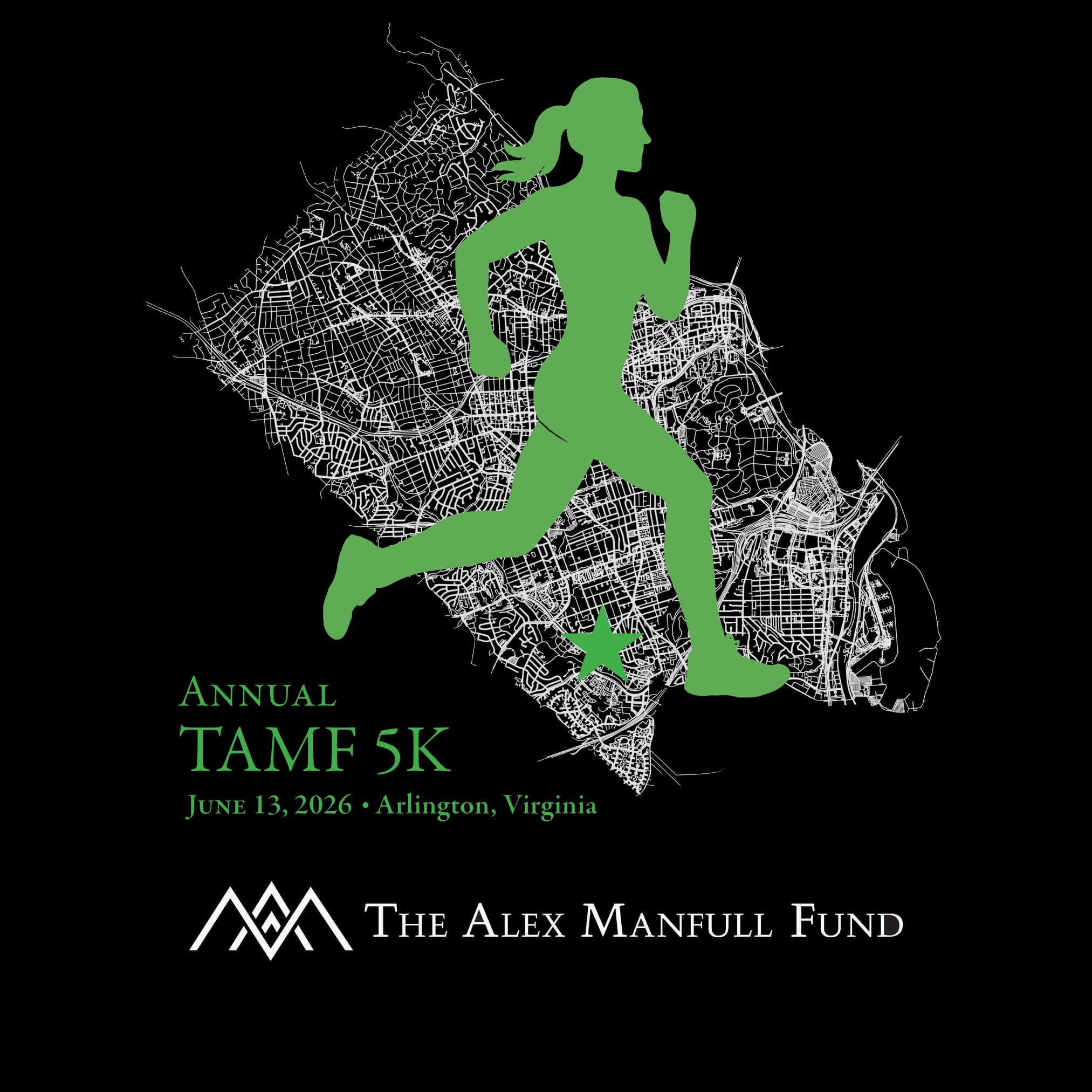 Alex Manfull Fund 5K logo on RaceRaves