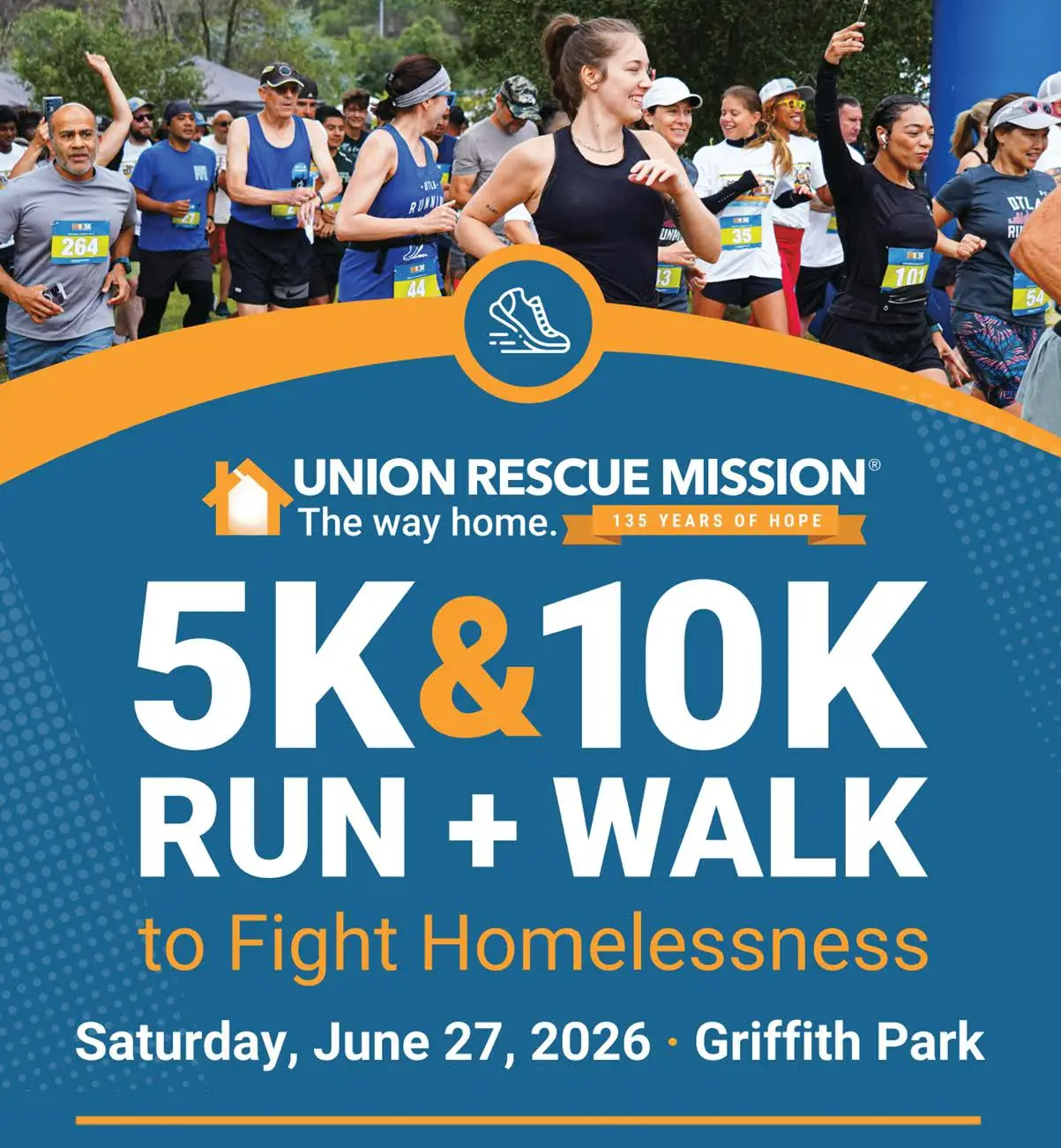 Union Rescue Mission 5K/10K Run/Walk logo on RaceRaves
