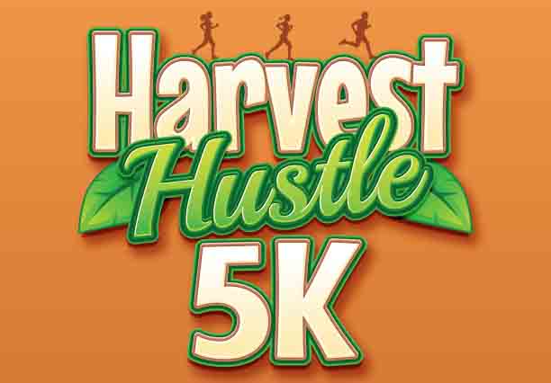 Ozark Harvest Hustle 5K & 1M logo on RaceRaves