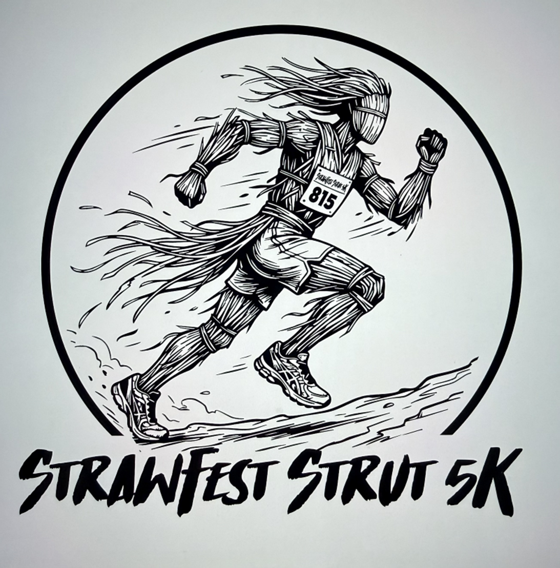Strawfest Strut 5K logo on RaceRaves