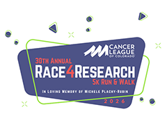 Cancer League of Colorado Race 4 Research logo on RaceRaves