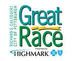 Richard S. Caliguiri City of Pittsburgh Great Race logo