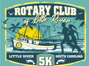 Rotary Club of Little River 5K logo on RaceRaves