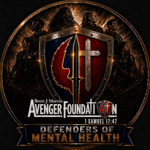Brett J Morris Avenger Foundation Defenders of Mental Health 5K logo on RaceRaves