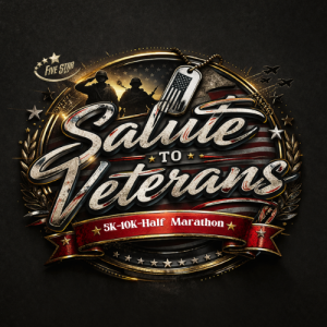 Salute to Veterans Half Marathon Phoenix logo on RaceRaves